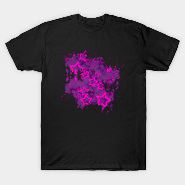 Abstract Stars T-Shirt by Scailaret